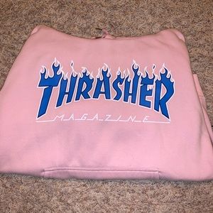 Thrasher sweatshirt pink:)